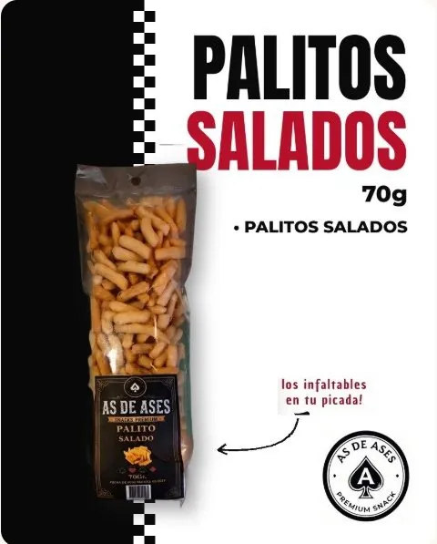 Palitos Salados 70 g As de Ases: palitos salados